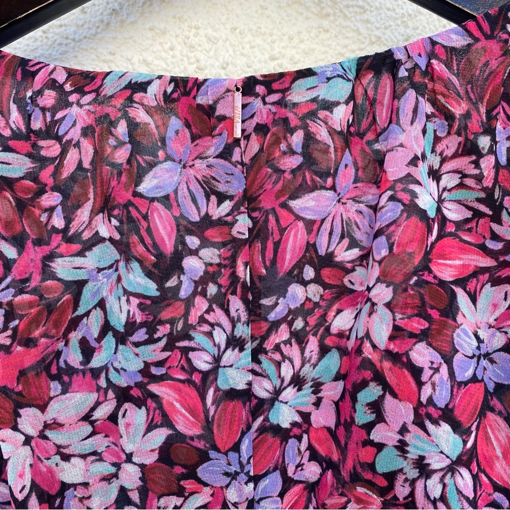 MISA - Floral Long Sleeve Dress - Picture 7 of 14